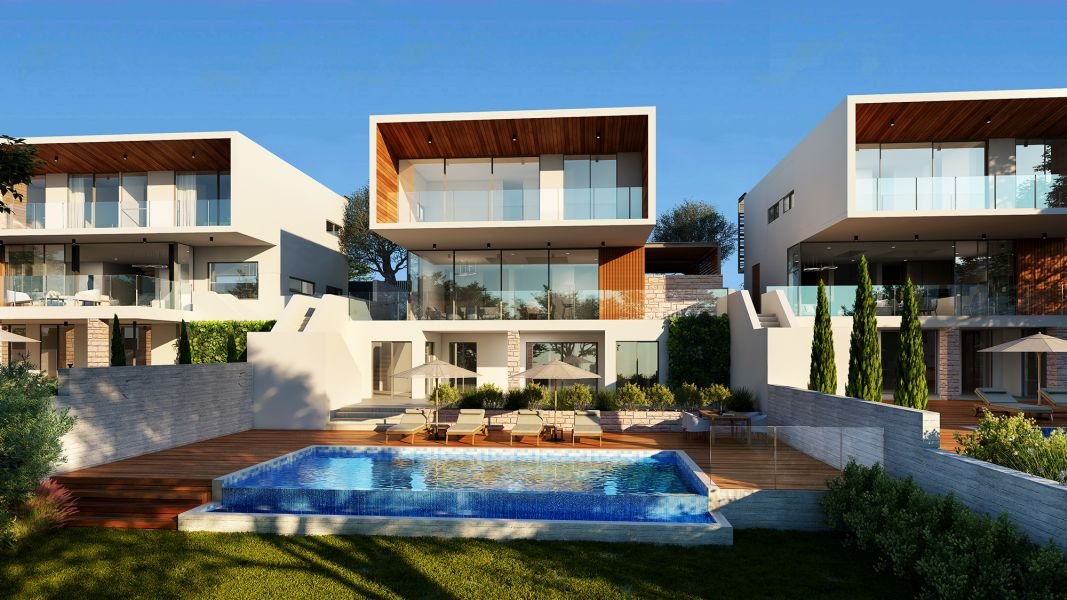 Luxury modern villa with sea view