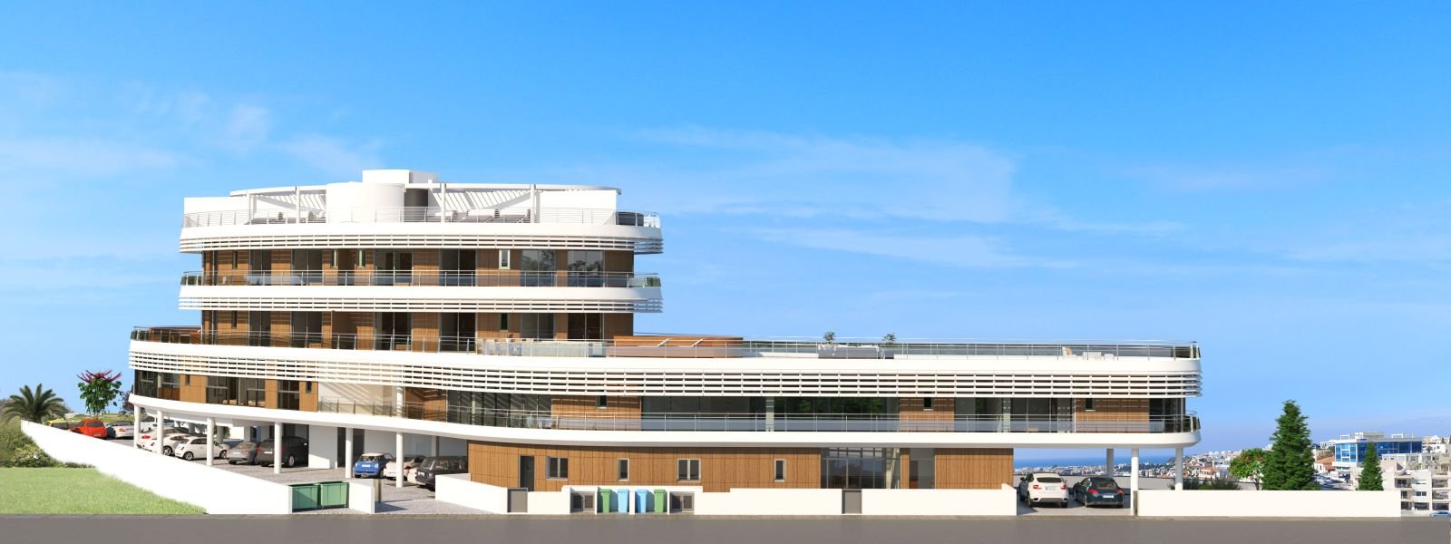 Moderne Apartments in der Stadt Paphos