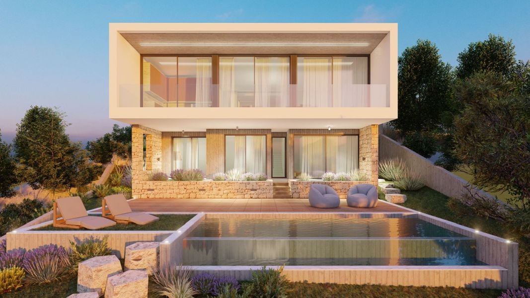 Modern villa near the sea