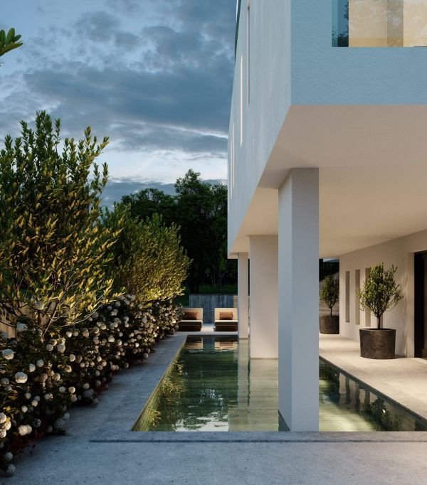 Luxurious penthouse with private pool