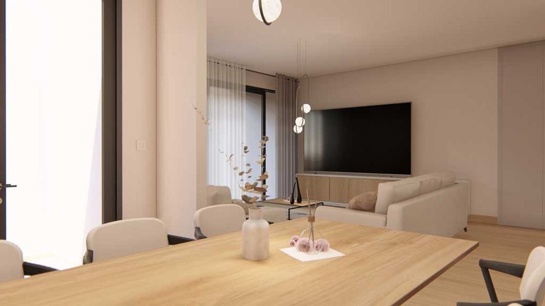 Moderne Wohnung mit Panoramablick
