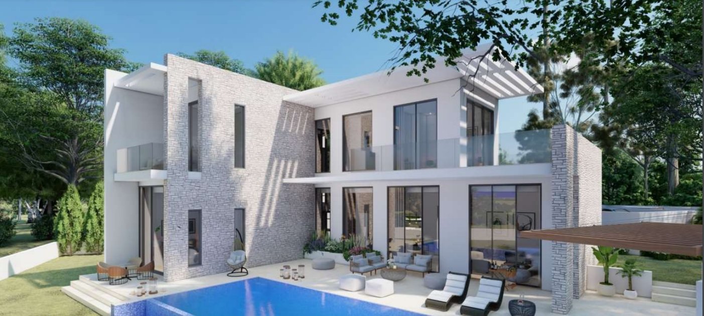 Modern villa in Club Resort by the sea in Paphos