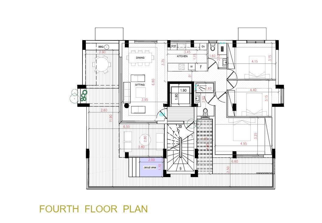 KeyReady SeaView Penthouse in a boutique gated complex in Paphos