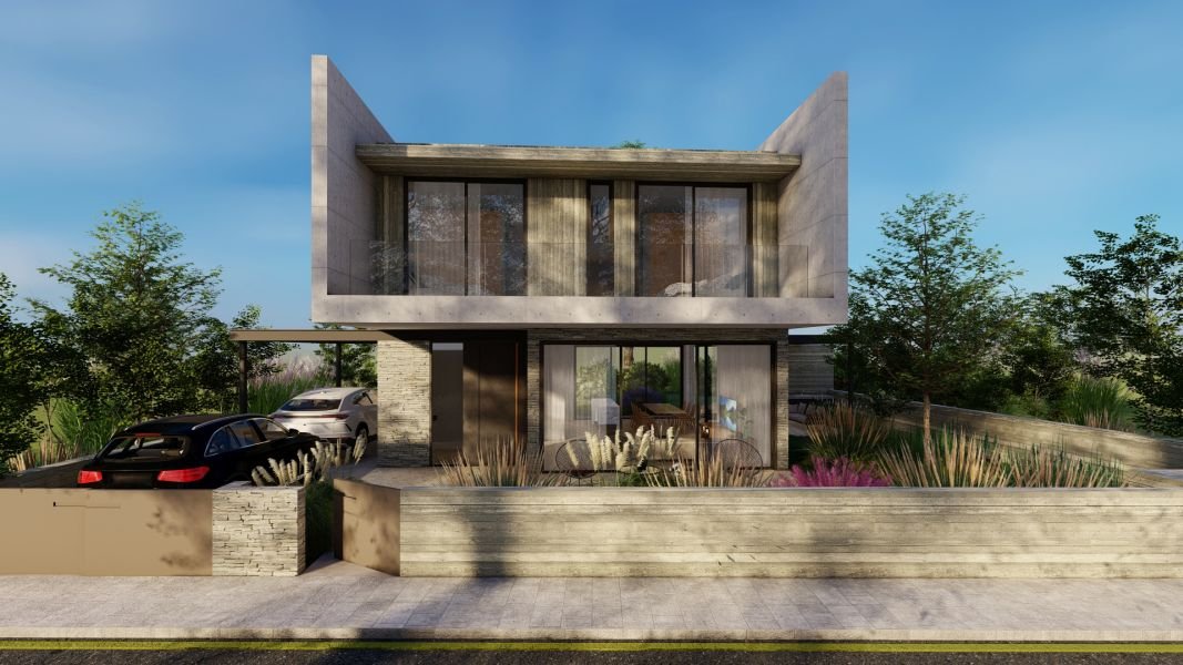 Luxury modern villa with sea&mountains views