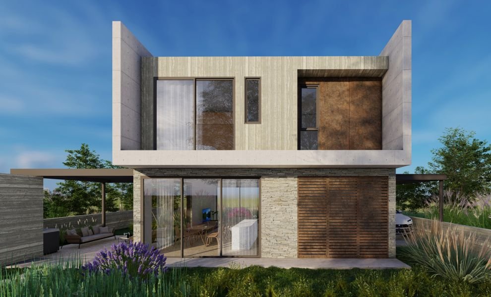 Luxury modern villa with sea&mountains views
