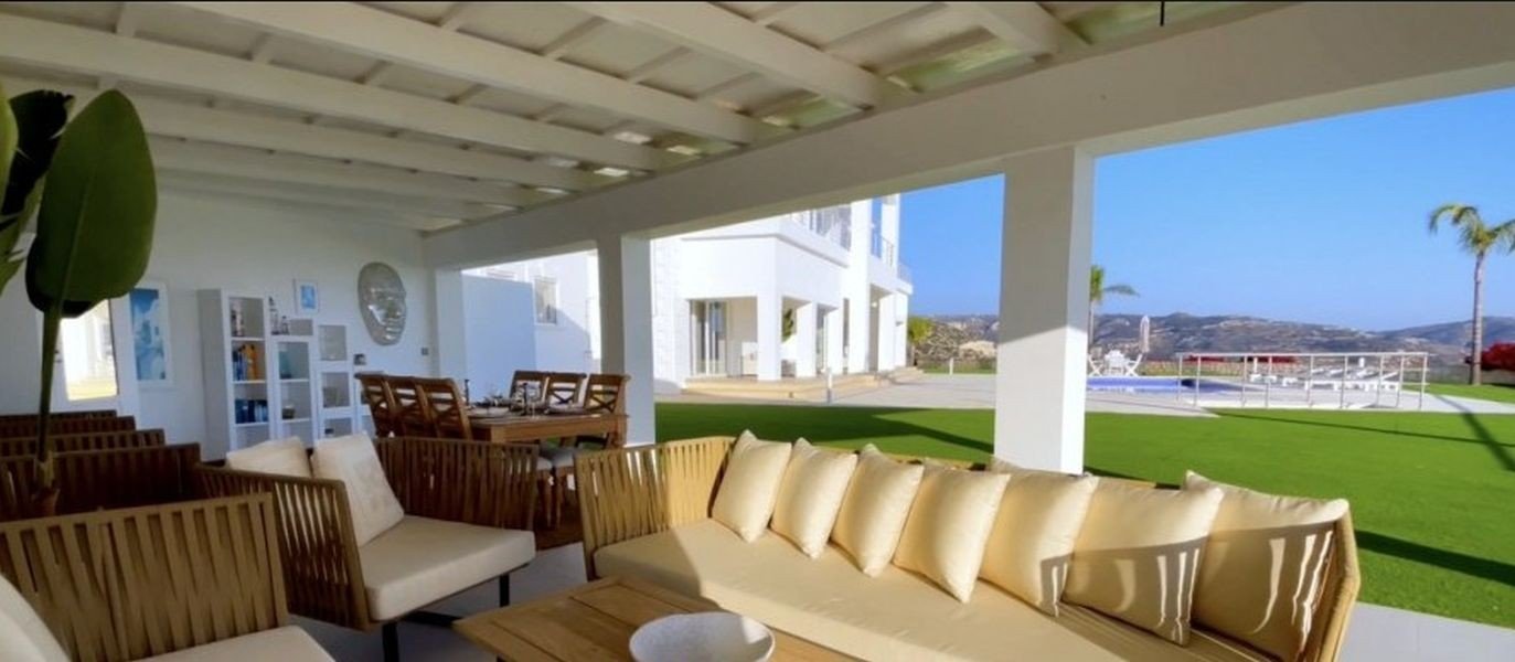 Residenz mit Panoramablick aufs Meer in Paphos