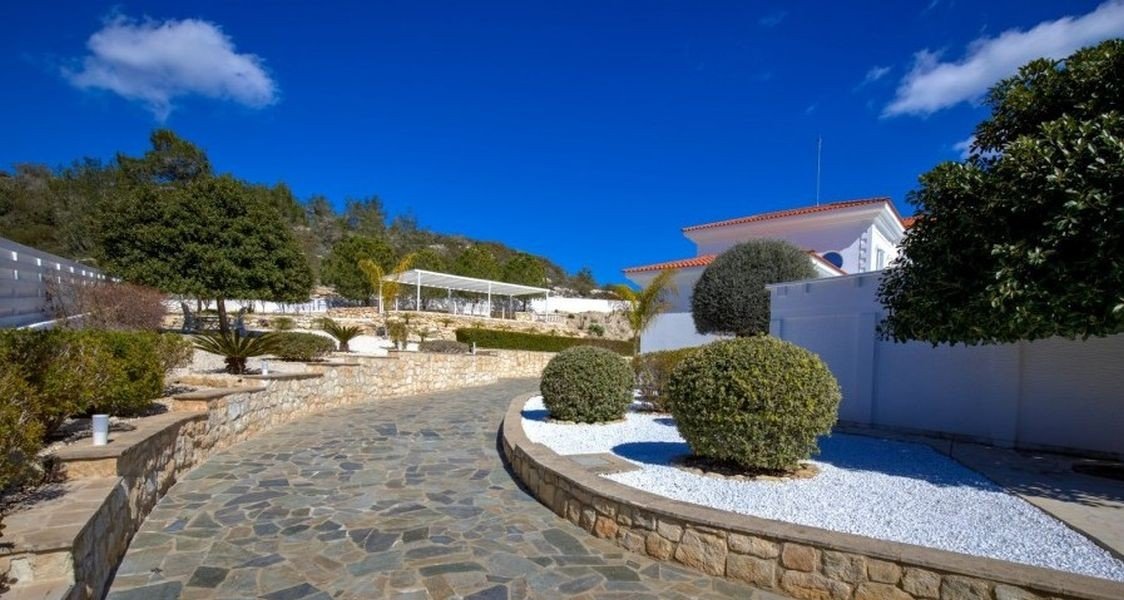 Residenz mit Panoramablick aufs Meer in Paphos