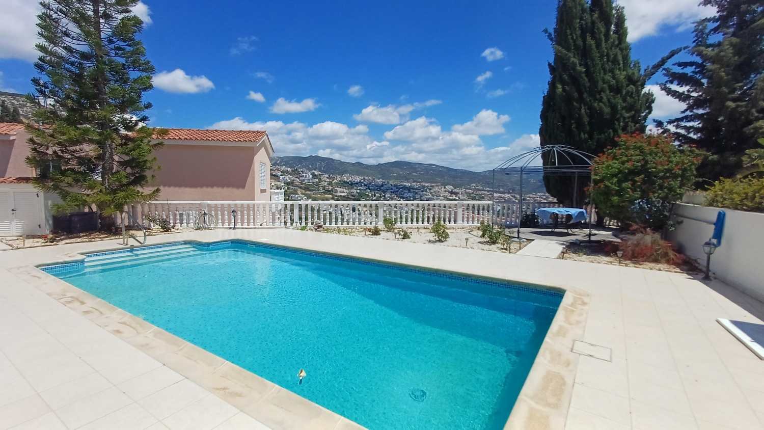 Bungalow with Sea and Mountain Views in Paphos