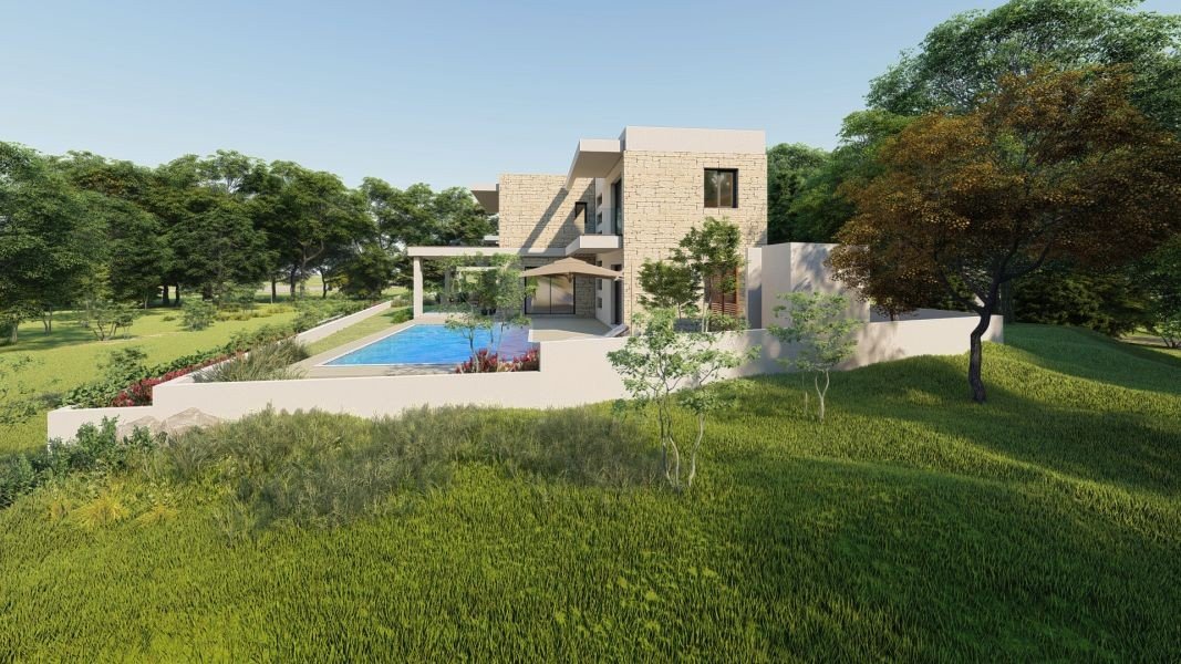 Meerblick-Villa auf großzügigem Grundstück in Paphos