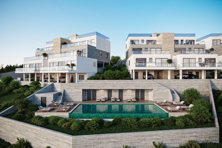 Apartment in development close to sea in Paphos