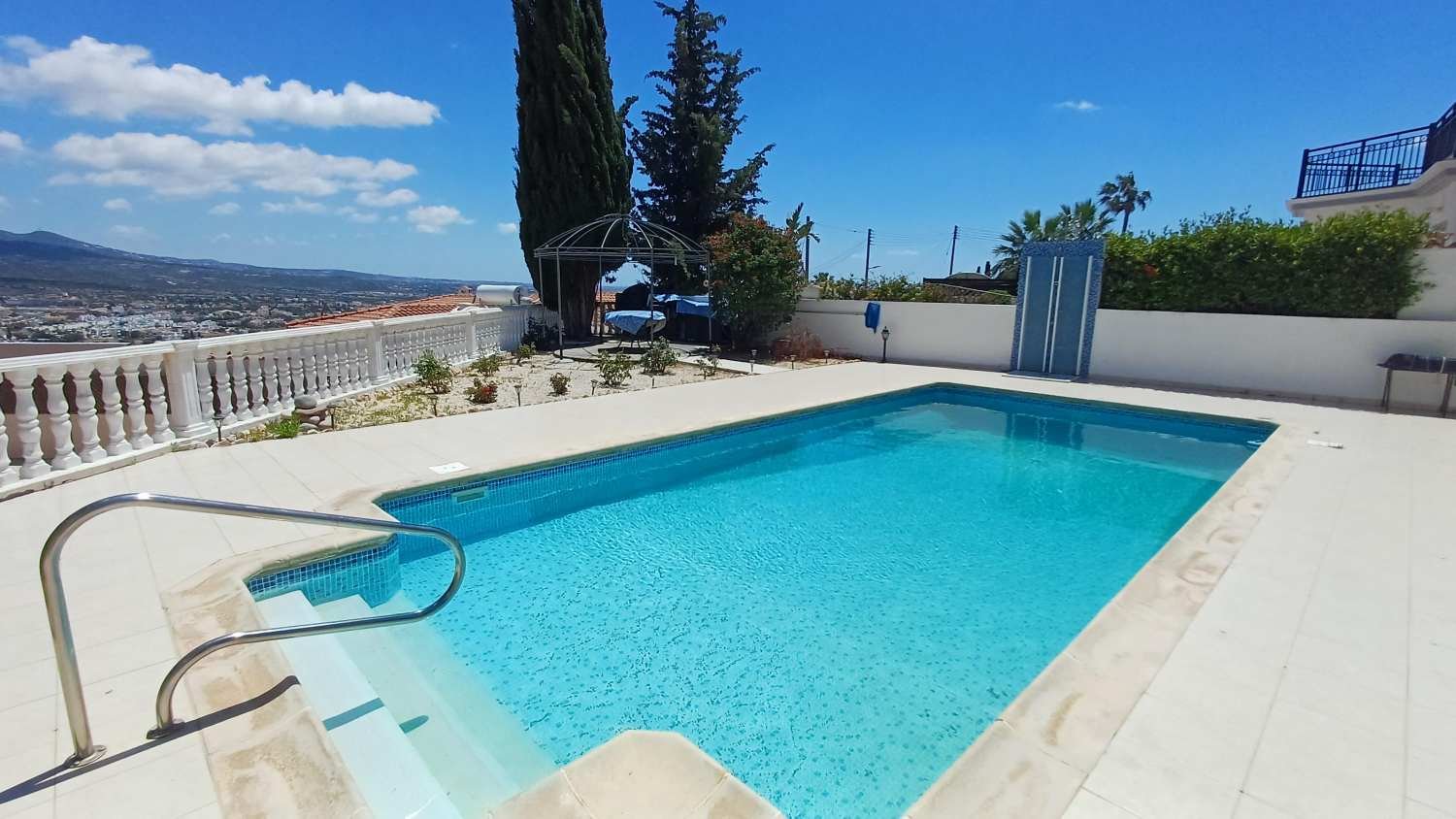 Bungalow with Sea and Mountain Views in Paphos