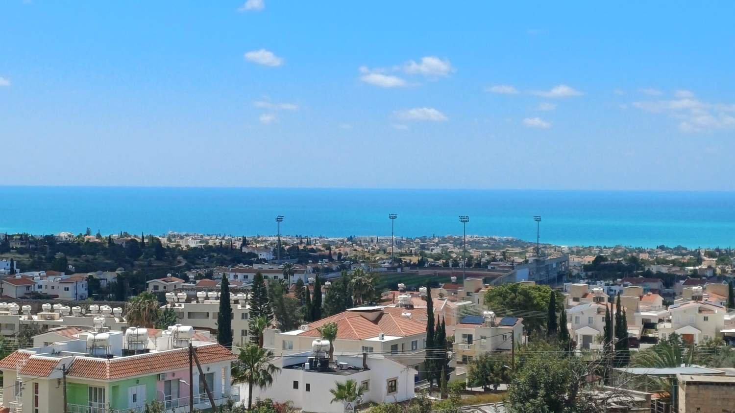 Bungalow with Sea and Mountain Views in Paphos