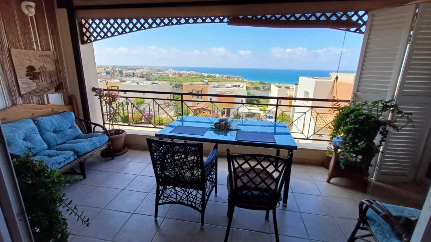 Apartment with Sea and Sunset Views in Paphos