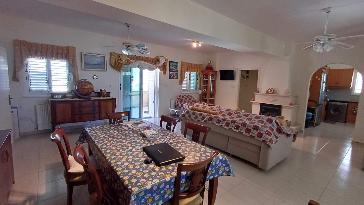 Bungalow with Sea and Mountain Views in Paphos