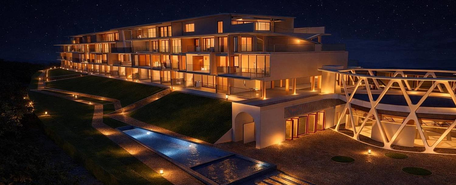 Apartment in a Gated Spa Resort by the Beach