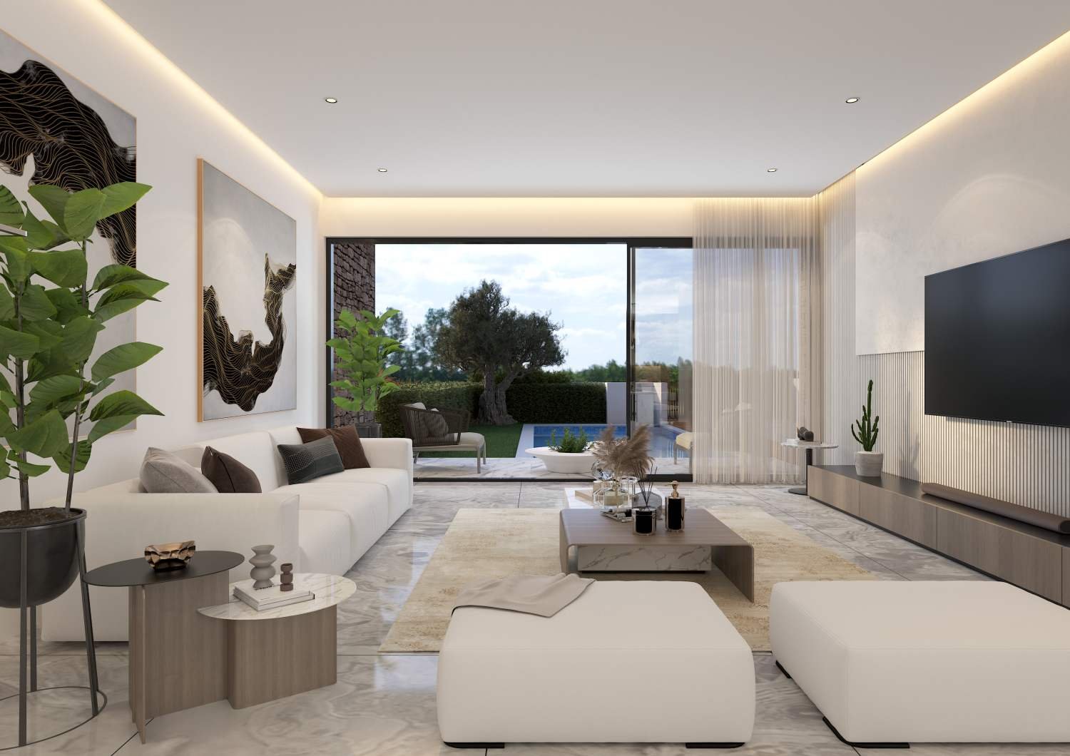 Modern Villa with Roof Terrace