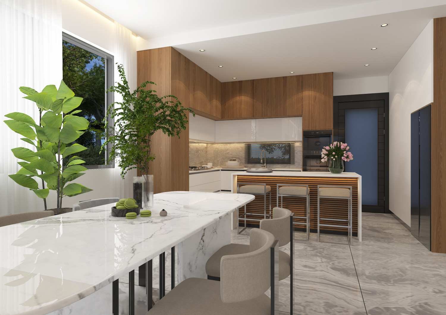 Modern Villa with Roof Terrace