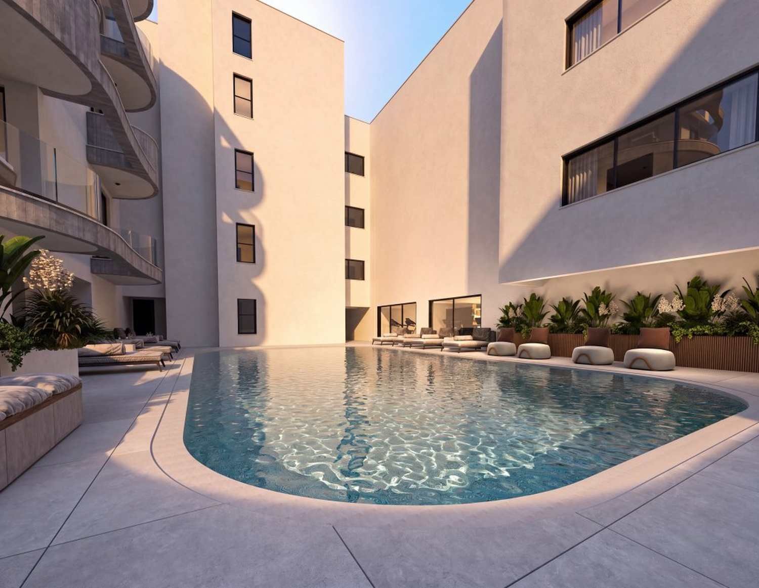 Flat in Complex with Pool and Gardens