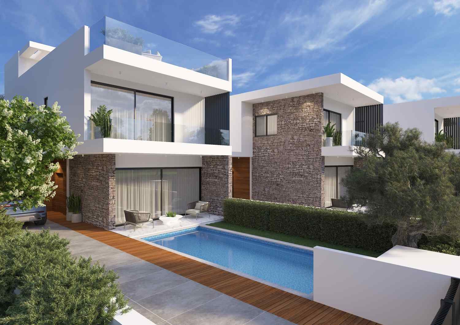 Modern Villa with Roof Terrace