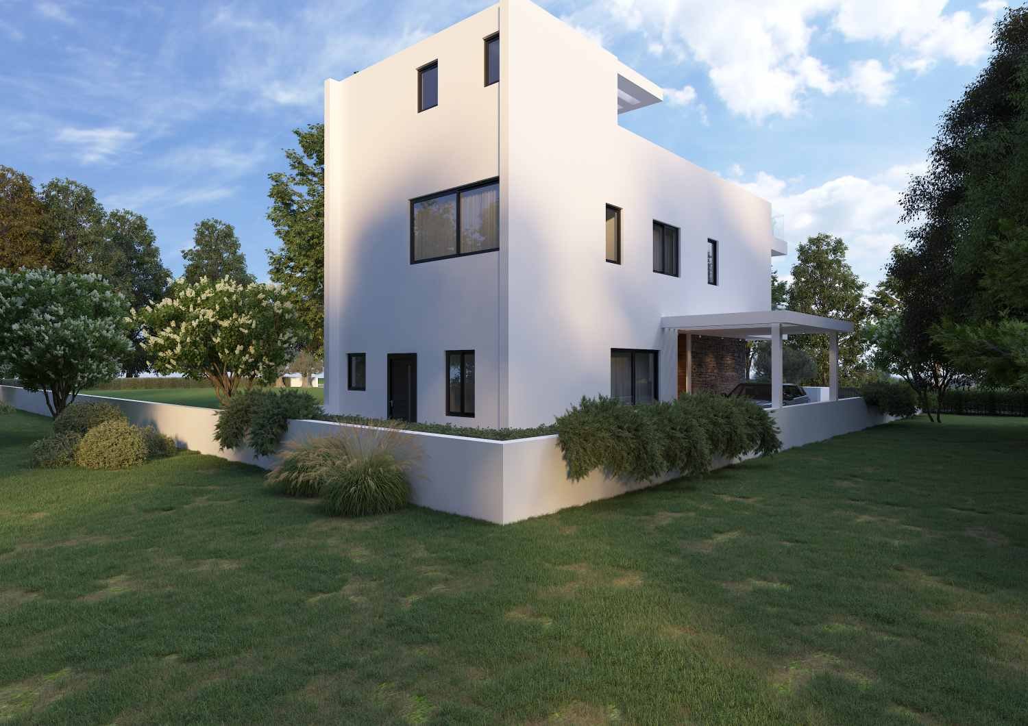 Modern Villa with Roof Terrace