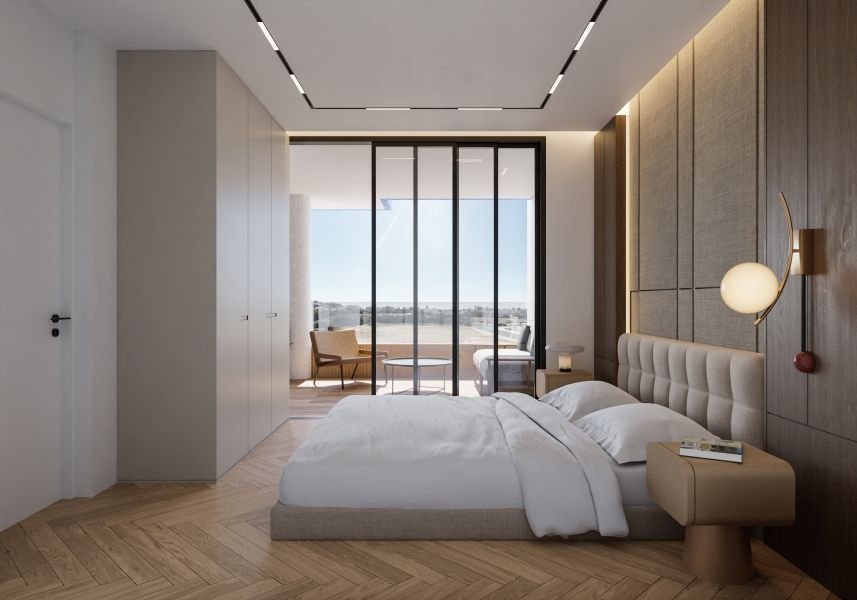 Penthouse with Roof Terrace with Sea Views