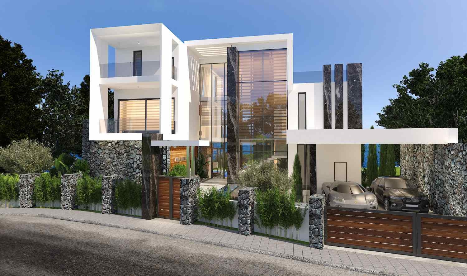 Ultra-Luxurious Beachfront Villa on Large Plot in Paphos