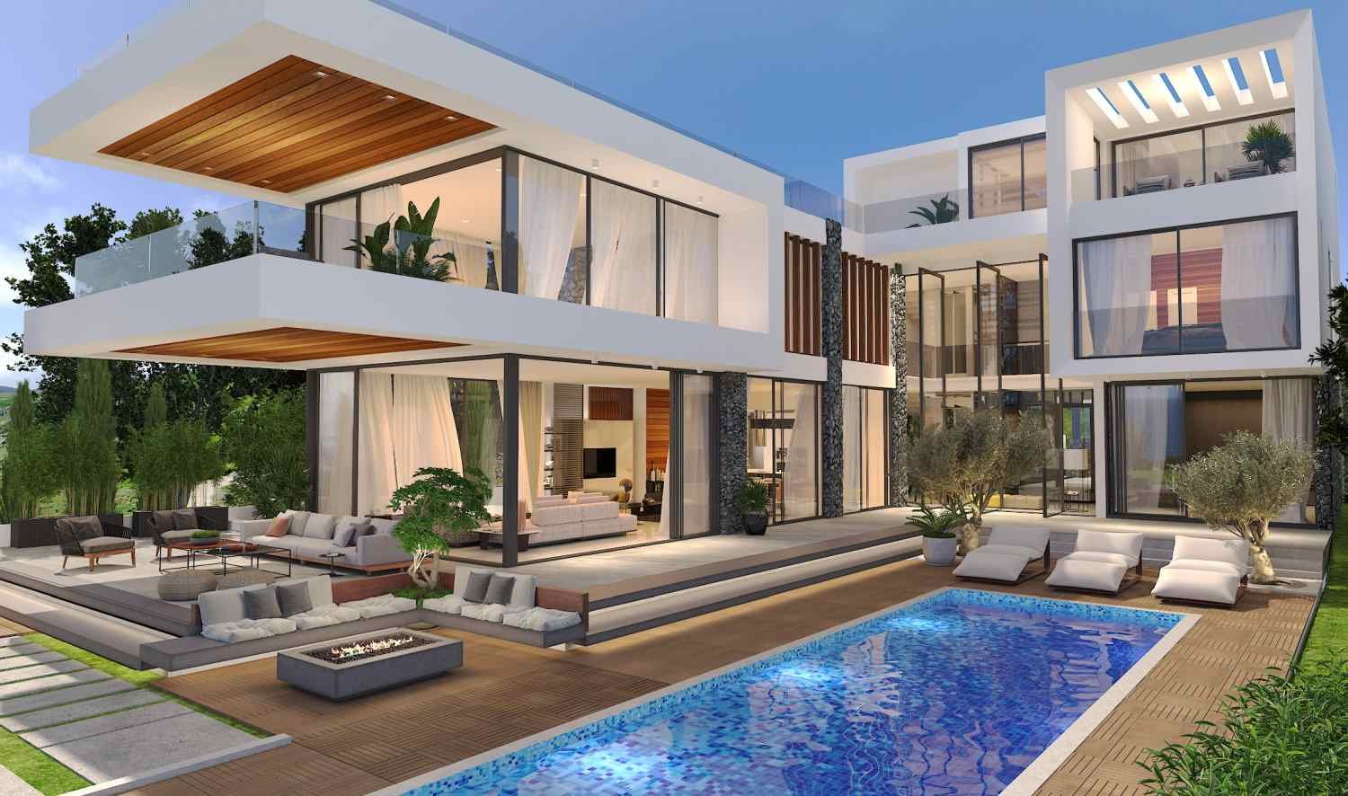 Ultra-Luxurious Beachfront Villa on Large Plot in Paphos