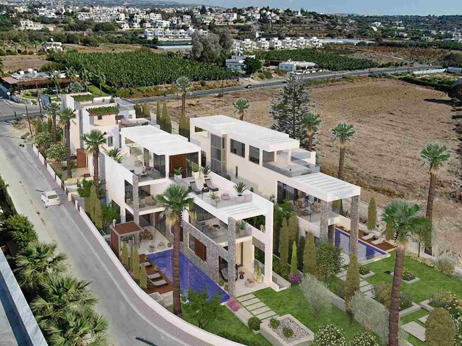 Beachfront Villas with a beautiful sandy lagoon beach right at their doorstep