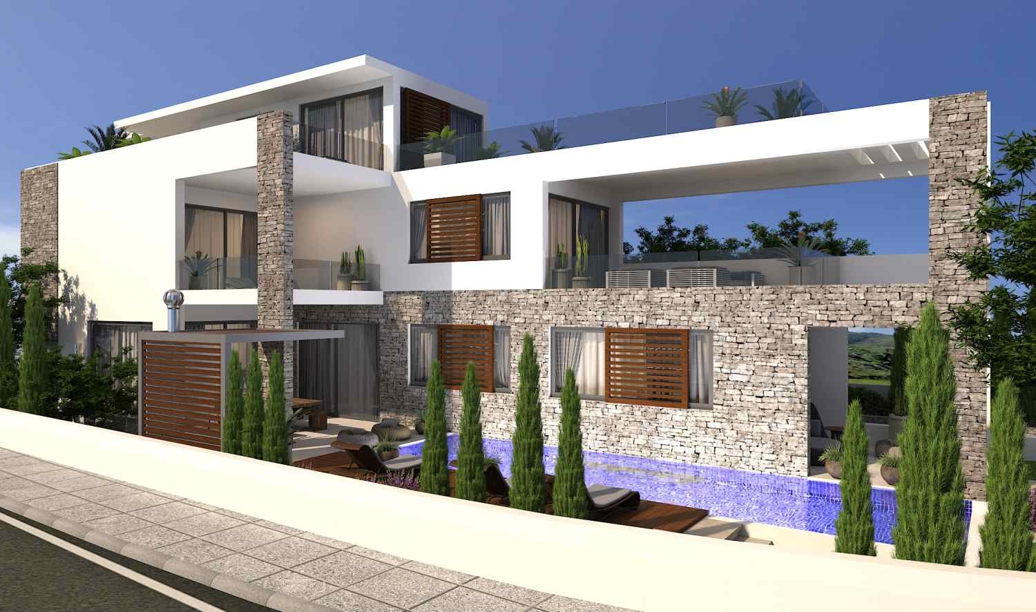 Beachfront Villas with a beautiful sandy lagoon beach right at their doorstep