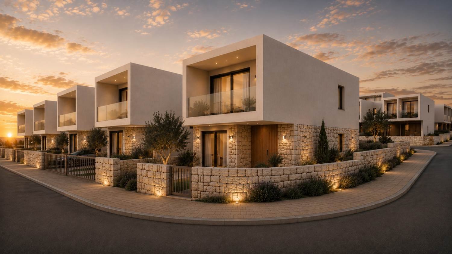 Modern Villa in Mediterranean Residential Community