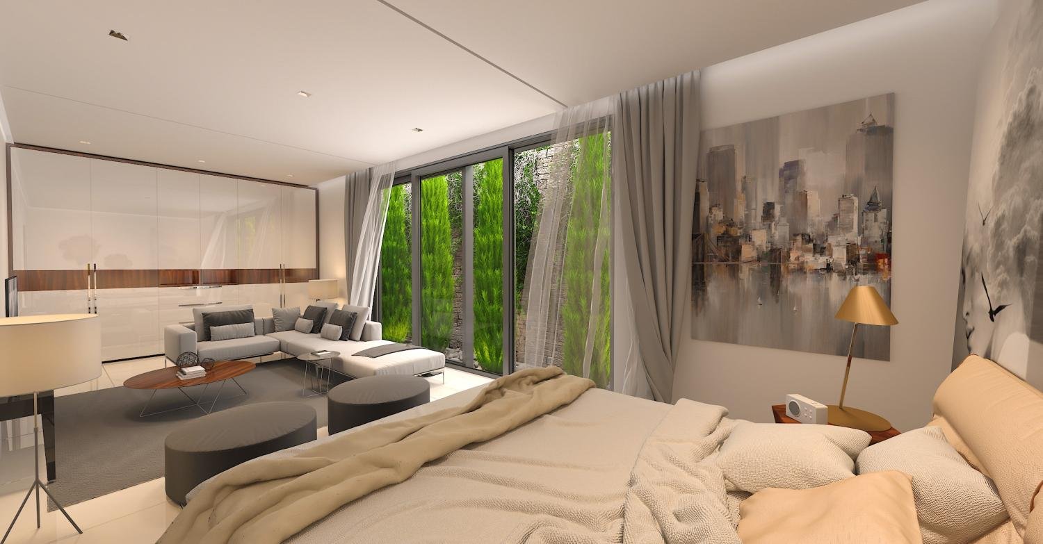 Beachfront Villas with a beautiful sandy lagoon beach right at their doorstep