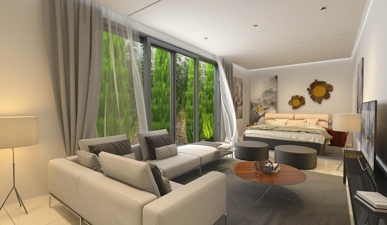 Beachfront Villas with a beautiful sandy lagoon beach right at their doorstep