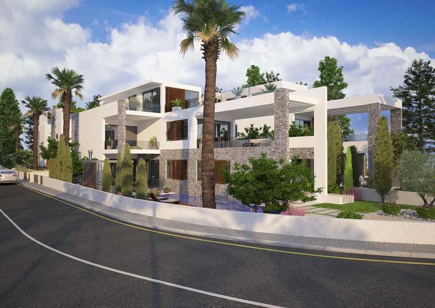 Beachfront Villas with a beautiful sandy lagoon beach right at their doorstep
