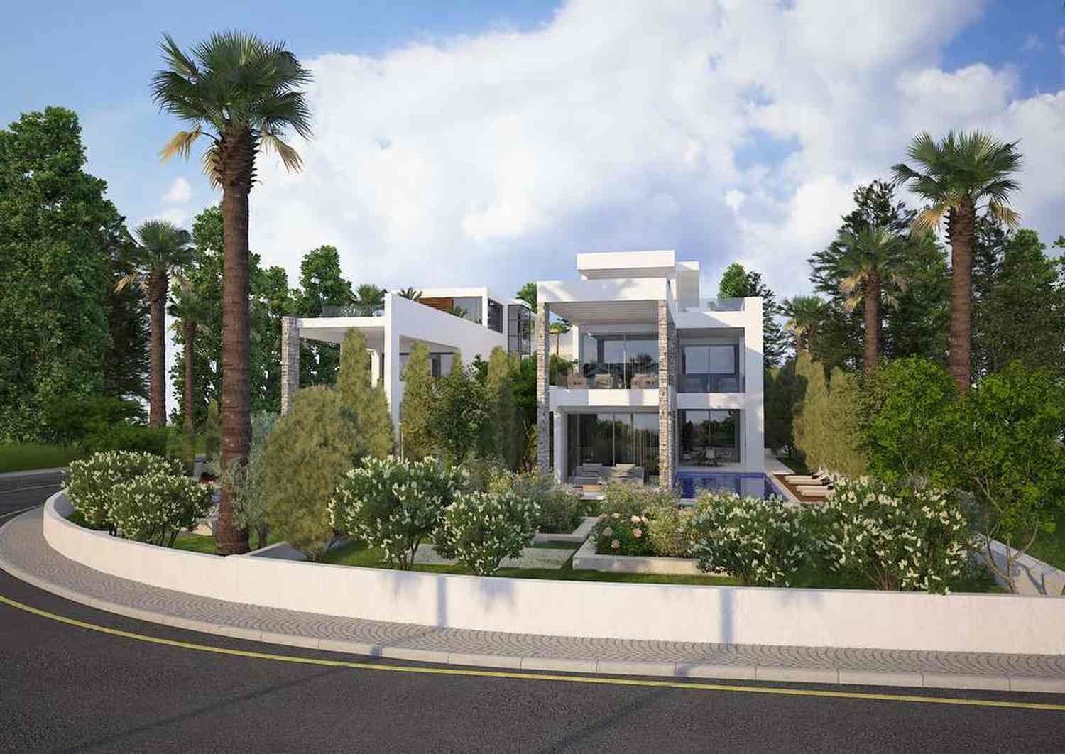 Beachfront Villas with a beautiful sandy lagoon beach right at their doorstep