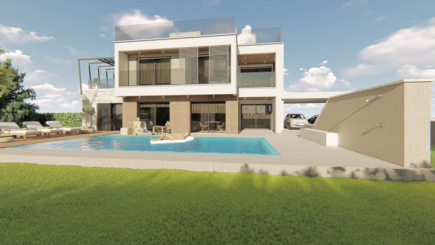 Luxury Golf Villa with Sea Views/Plot 1174 sq m/ – Secret Valley, Paphos