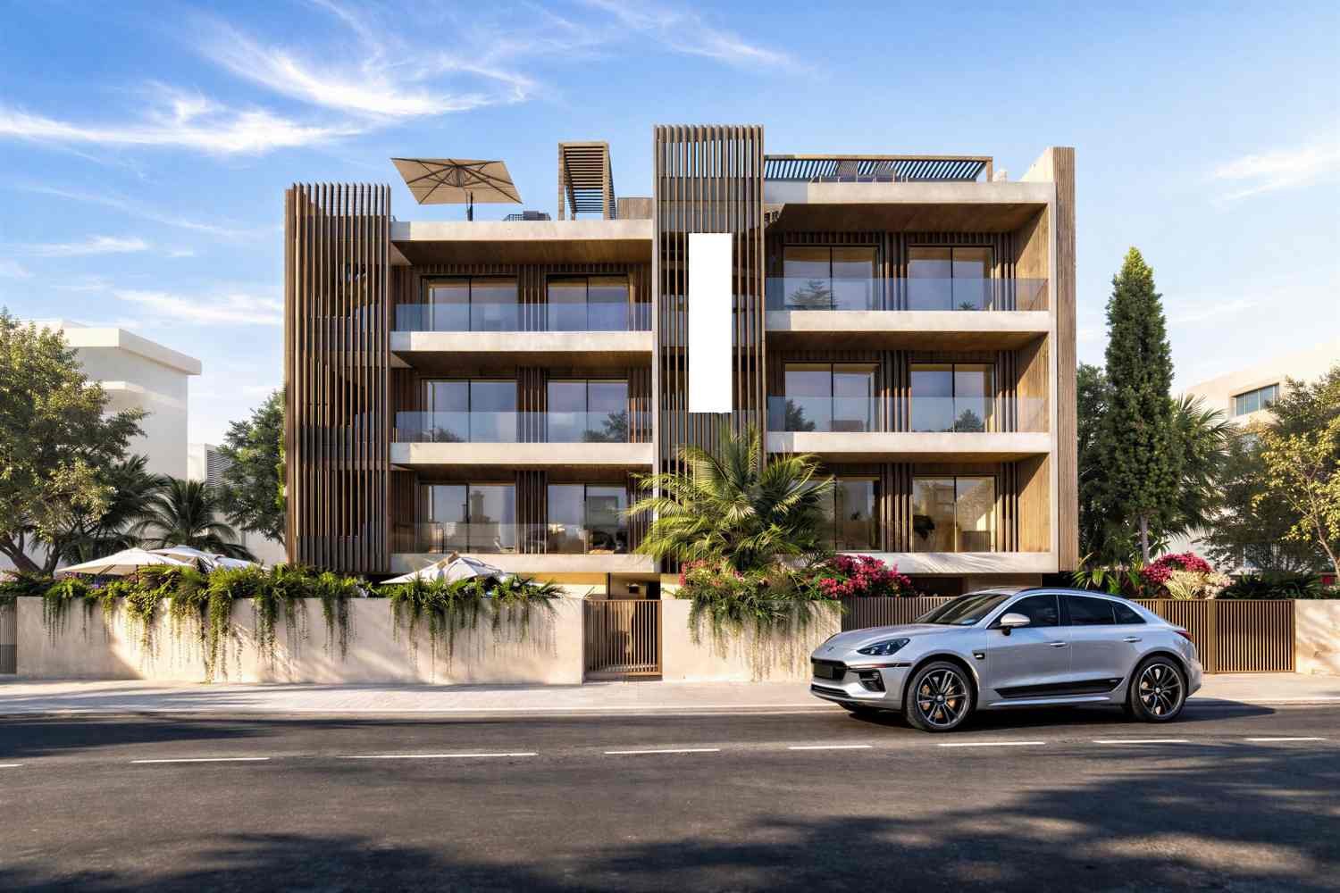Stylish 2-Bedroom Apartment with Two Terraces in Universal, Paphos