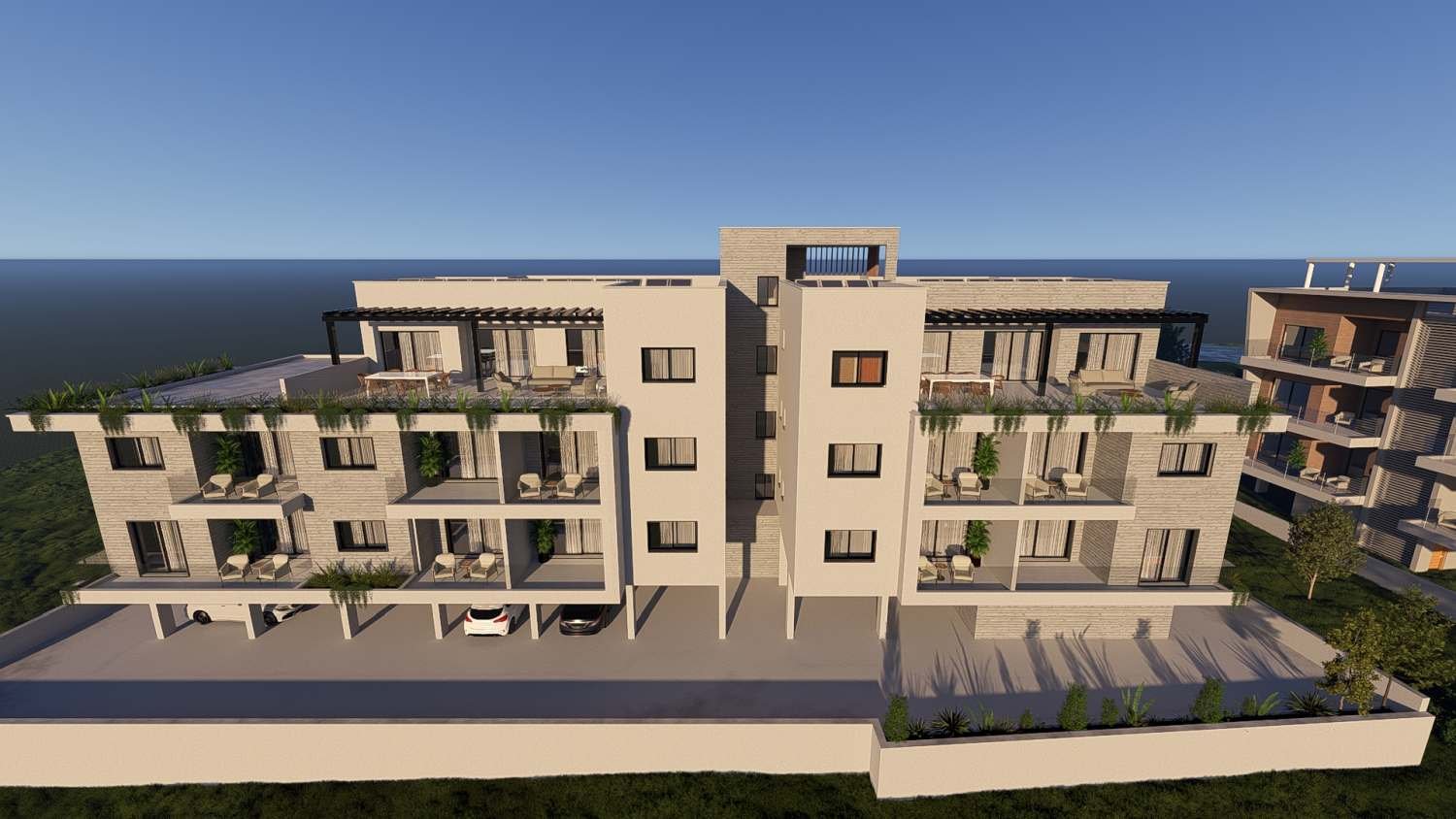 Premium 2-Bedroom Apartments in Yeroskipou| Swimming Pool | Gym | Covered Parking