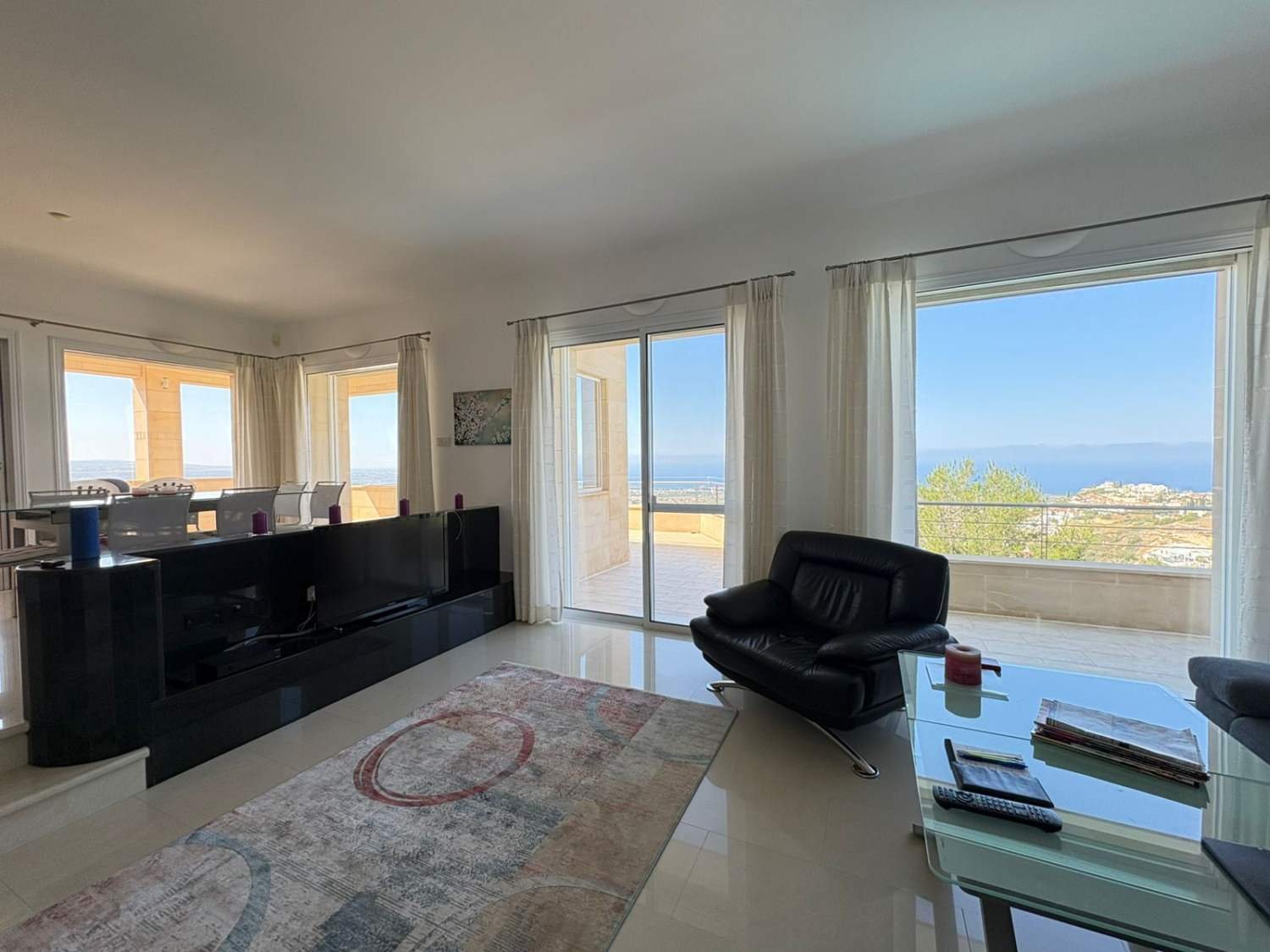4-Bedroom Villa with Panoramic Sea Views in Peyia