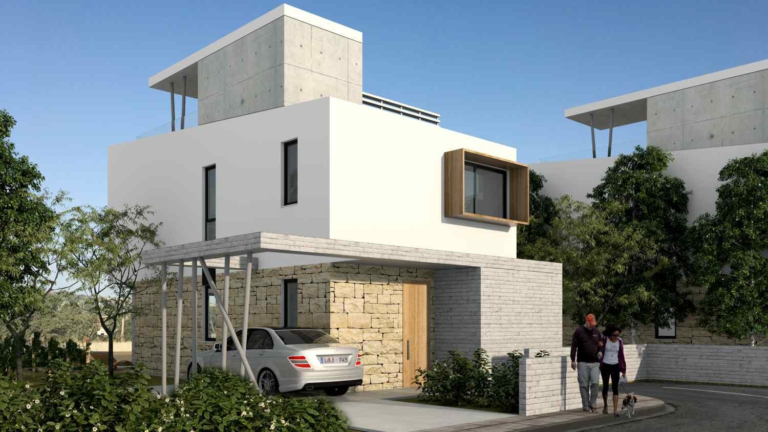Key Ready Villa with Pool and Roof Garden in a Residential Complex Close to ISOP