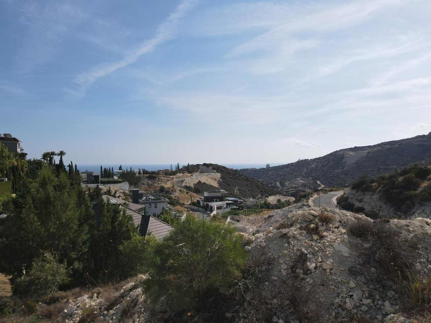 Luxury Villa hillside plot in the prestigious area in Ayios Tychonas