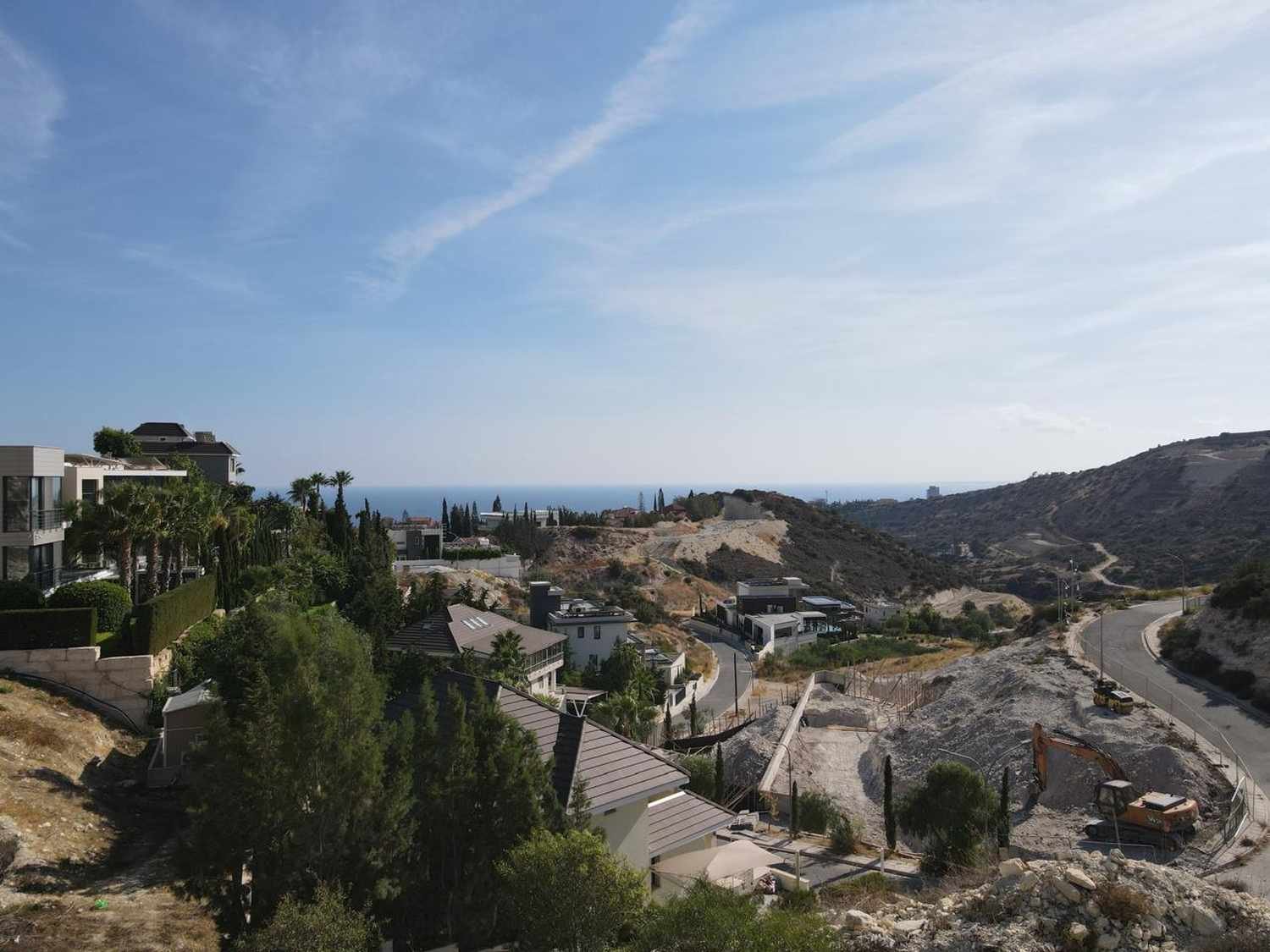 Luxury Villa hillside plot in the prestigious area in Ayios Tychonas